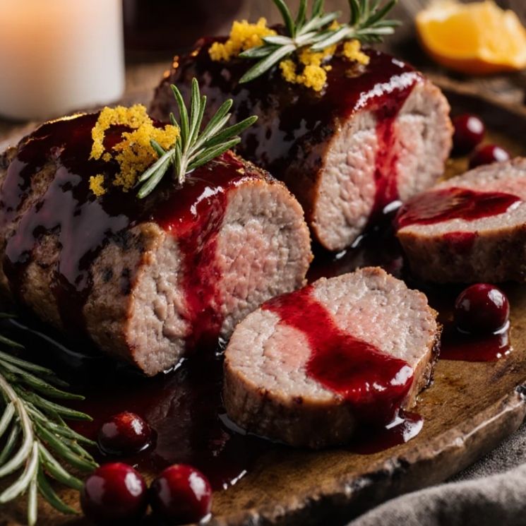 Cranberry Glazed Pork Tenderloin