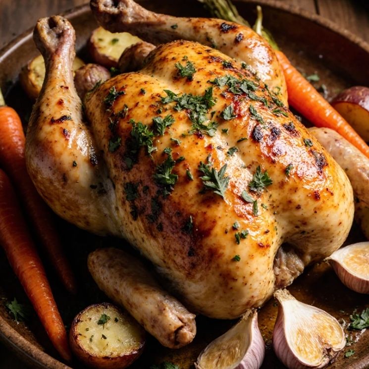 Roasted Garlic Herb Chicken