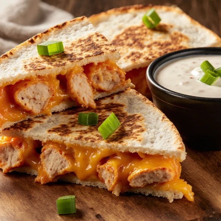 Buffalo Chicken Quesadillas