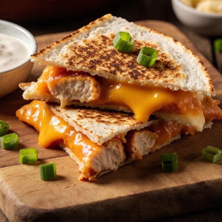 Buffalo Chicken Quesadilla Melt