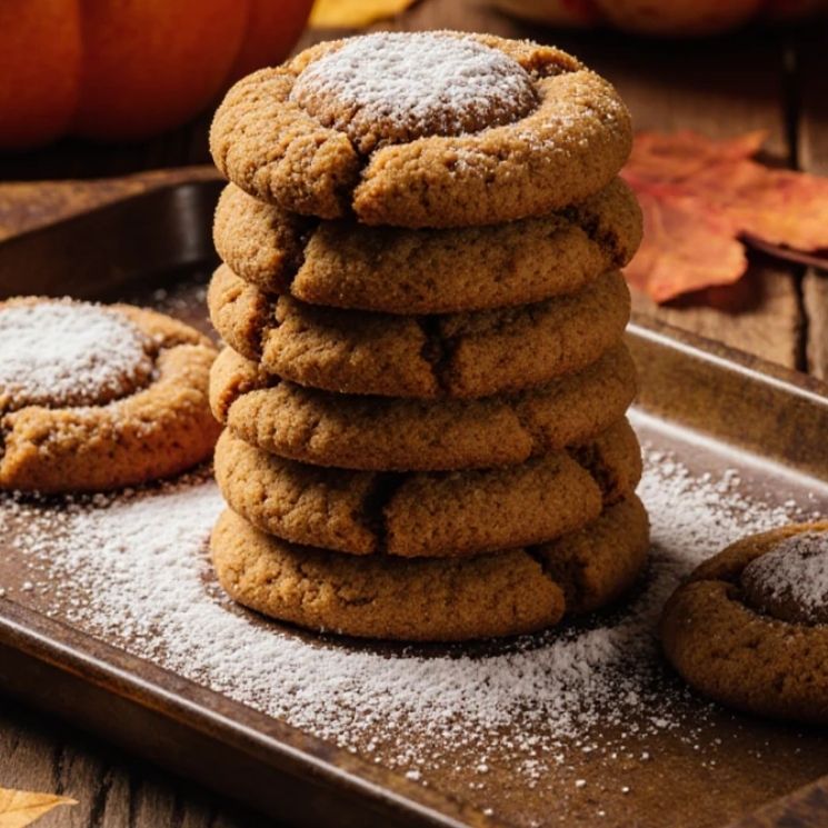 Pumpkin Snickerdoodle Cookies