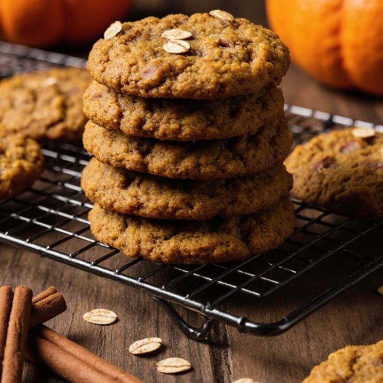 Pumpkin Oatmeal Cookies