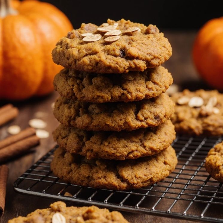 Pumpkin Oatmeal Cookies
