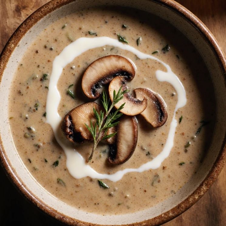 Mushroom Soup plate