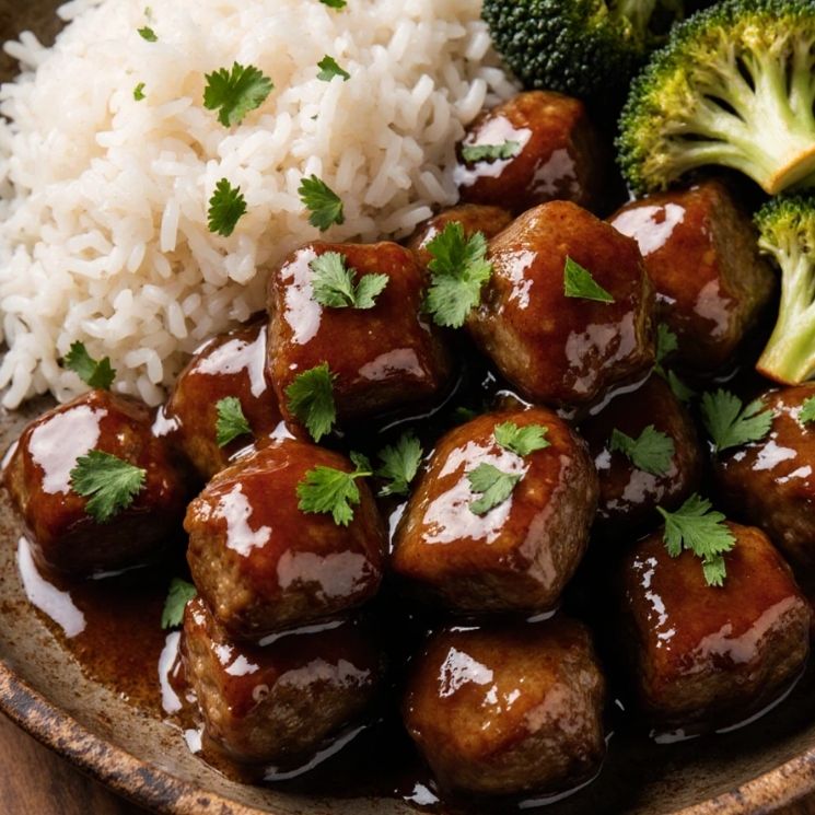 Honey Garlic Steak Bites