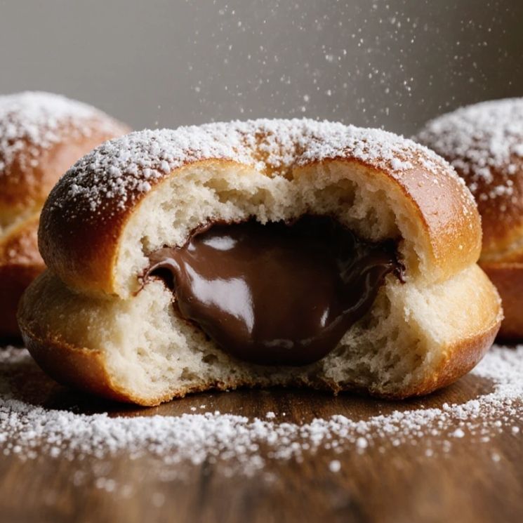 Chocolate-Filled Brioche Buns