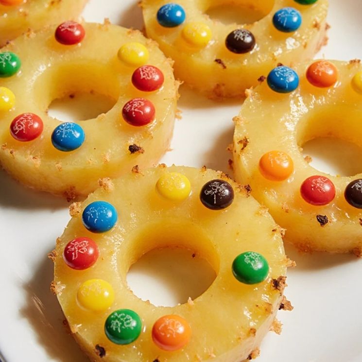 Candied Pineapple Skittle Rings