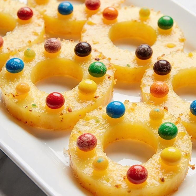 Candied Pineapple Skittle Rings