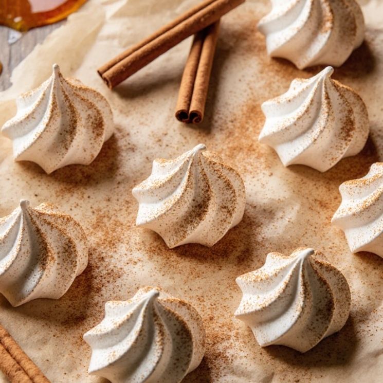 Cinnamon Maple Meringues