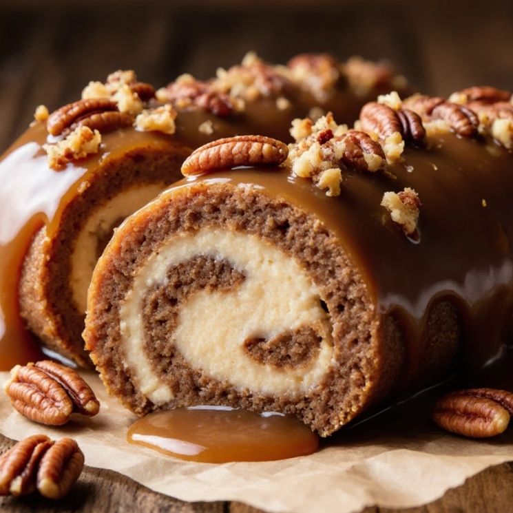 Caramel Candy Pecan Roll